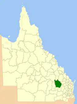Location within Queensland