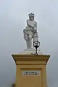 Statue of Christ tied to a column