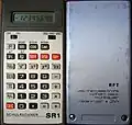 Pocket calculator SR1 (&nbsp;Schulrechner 1; VEB Mikroelektronik "Wilhelm Pieck" Mühlhausen, 1984)