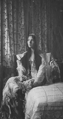 Grand Duchess Tatiana in a costume, 1916