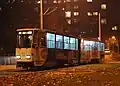 Tatra KT4YU at night