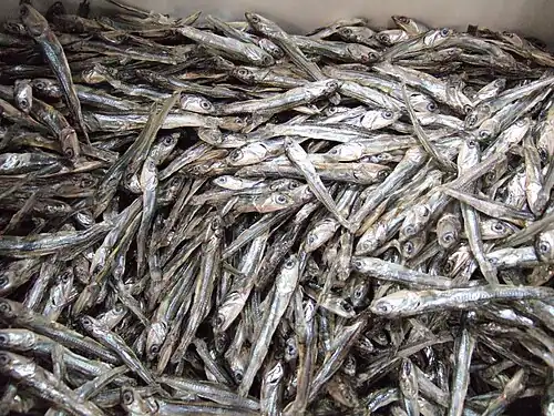 Tazukuri, dried and candied Japanese anchovy