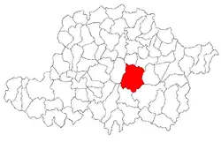 Location in Arad County