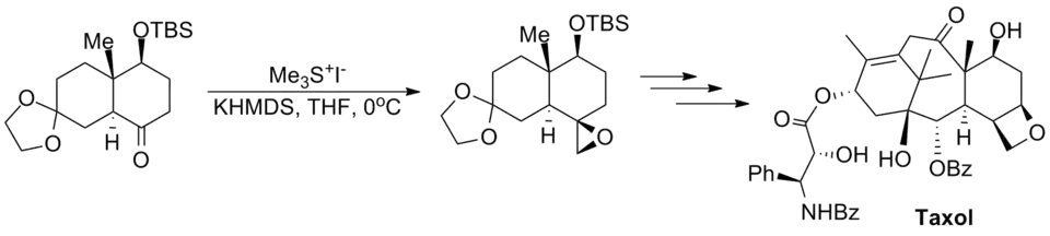 Taxol synthesis CCR step