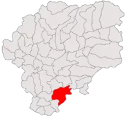 Location in Bistrița-Năsăud County