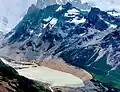 Southeast aspect of Techado Negro rises above Laguna Torre