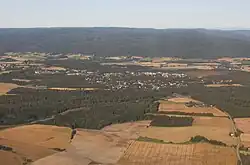 Aerial view of Teigebyen