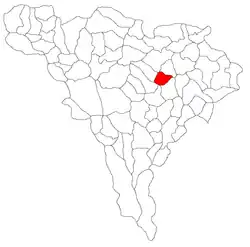 Location in Alba County