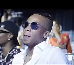 Alhaji Tekno chilling at home