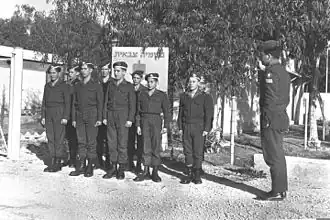 First-year students of the Tel Aviv Military Academy, 1966