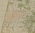 Tel Yitzhak 1944 1:20,000 (bottom right quadrant: Tel Yitzhak)
