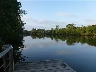 The Wilson River from Log Wharf Reserve