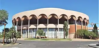 The Gammage Auditorium was designed by Frank Lloyd Wright.