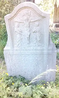 Headstone of Temple Moore at St John-at-Hampstead