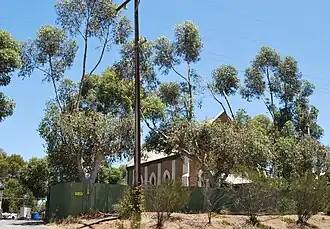 Former church at Templers on the hundred's eastern boundary