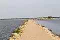 View of Lake Butte des Morts from the public trail on the Terrell's Island breakwall