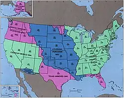 Admission of states and territorial acquisition, U.S. Bureau of the Census