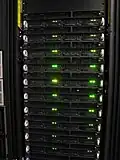 Servers utilizing an Nvidia Tesla GPU cluster