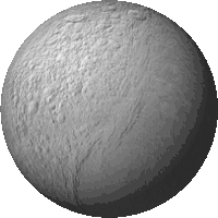 Animation of Tethys's rotation