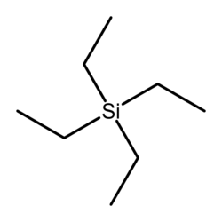 Tetraethylsilane molecule