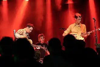 The Goon Sax performing at the Aarhus Volume Festival in Denmark, 2017