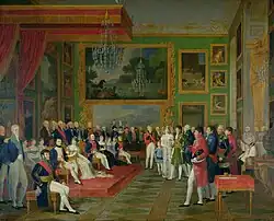 Augusta's marriage to Eugène de Beauharnais, by François Guillaume Menageot
