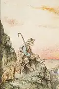 Watercolour by Gustave Moreau, 1881