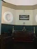 The altar of St. Paul's Church, Milagiriya.