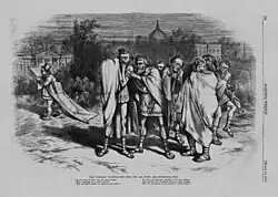 Nast quoted from Shakespeare's Julius Caesar, comparing Ulysses S. Grant to Caesar.[e]