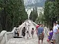 View from the top of the 365 Calvari Steps