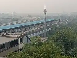 The Blue Line station of Delhi Metro's Mayur Vihar Phase 1 station