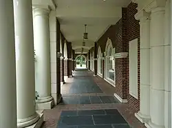 Front corridor to the Gitenstein Library