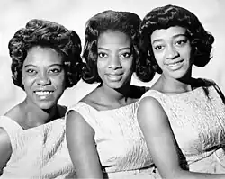 The Cookies' 1962 lineup. From left: Dorothy Jones, Earl-Jean McCrea, and Margaret Ross.
