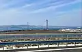 The bridge near completion