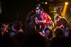 The Dreadnoughts perform at The Underworld, London, UK, in July 2024