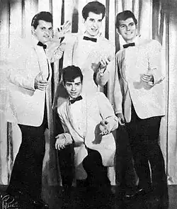 The Earls in 1962