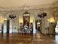 Interior view of the ballroom facing south, 2025