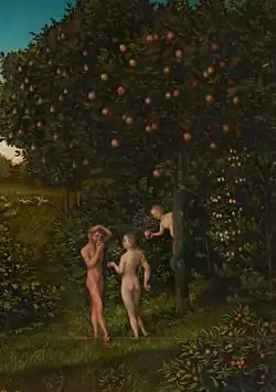 Lucas Cranach the Elder, Paradise (detail), 1530