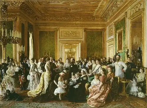 The Family of Queen Victoria in 1887