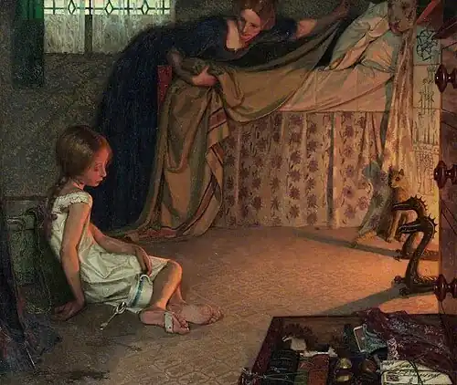 The Foundling, 1896, Leamington Spa Art Gallery