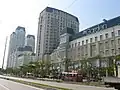 Inspiration of French Colonial architecture in Hanoi's buildings.