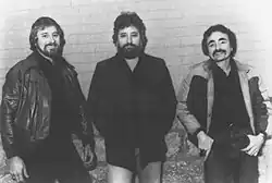 Tompall & the Glaser Brothers in 1980: L-R: Chuck, Tompall, Jim