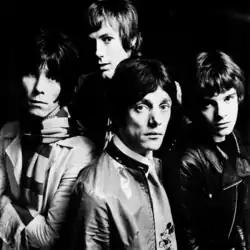 The Herd in 1968. Clockwise from top: Gary Taylor (bass), Peter Frampton (guitar, vocals), Andrew Steele (drums), Andy Bown (keyboards, vocals)
