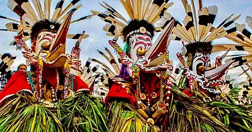 Hudoq, traditional dance from Dayak people