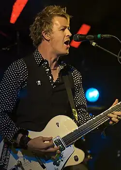 Performing at Nibe Festival 2009, in Denmark