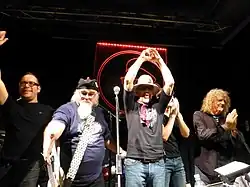 The Magic Band at a reunion show in Manchester, England, in 2014