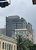 The MarQ Apartment and LIM Tower 3 (grey, left) with School of Management for Agriculture and Rural Development II (DMA) and glimpse of School of Medicine, University of Medicine and Pharmacy at Ho Chi Minh City