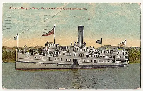The "Newport News" in 1915