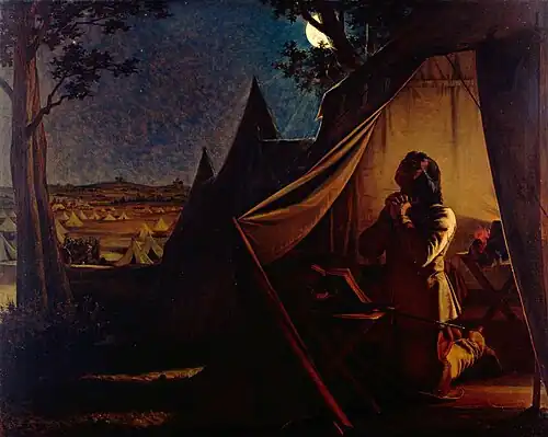 The Night Before Naseby by Augustus Egg