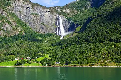 Shoreline of the Sognefjorden